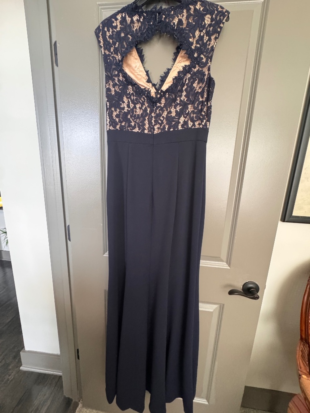 Eliza J, Navy full length Evening gown size 8